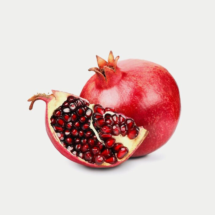 Pomegranate, Slice, White